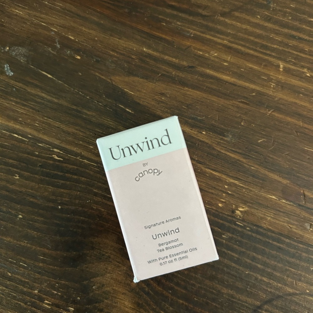 Canopy Unwind Humidifier Essential Oils Bergamot & Tea Blossom